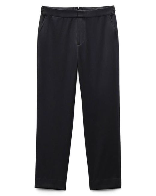 Rag & Bone Blue Evan Side Stripe Wool Pants for men
