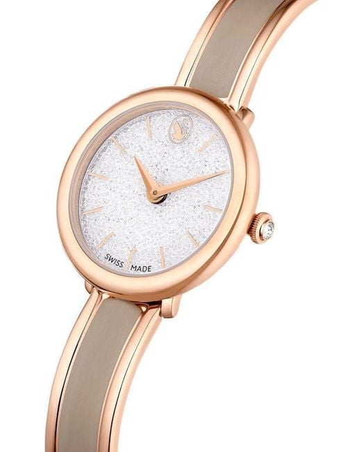 Swarovski Multicolor Crystalline Braclet Watch, 32Mm