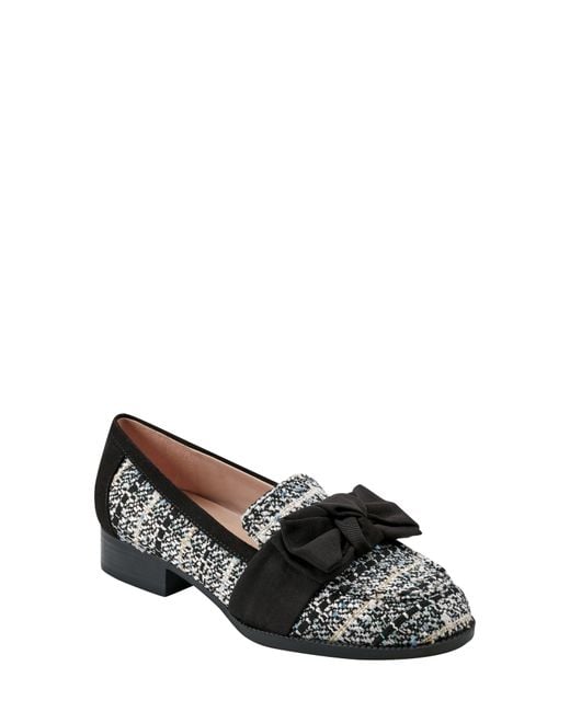 Bandolino Black Bow Loafer