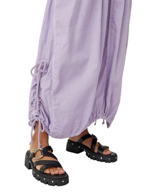 Free People Purple Picture Perfect Parachute Maxi Skirt