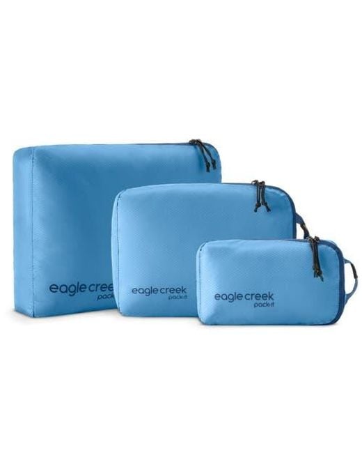 Eagle Creek Blue Pack-It Isolate Cube Set Xs/S/M