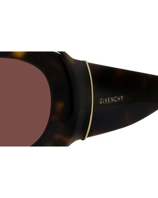 Givenchy Brown 53Mm Geometric Sunglasses