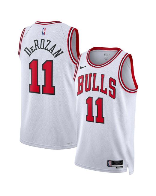Nike Unisex Demar Derozan Chicago Bulls 2022/23 Swingman Jersey Association Edition At