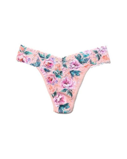 Hanky Panky Pink Print Original Rise Thong