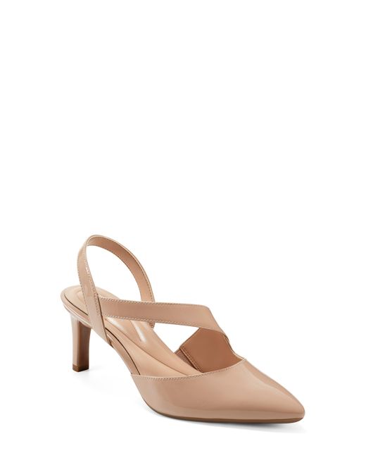Easy Spirit Natural Recruit Slingback Pointed Toe Pump