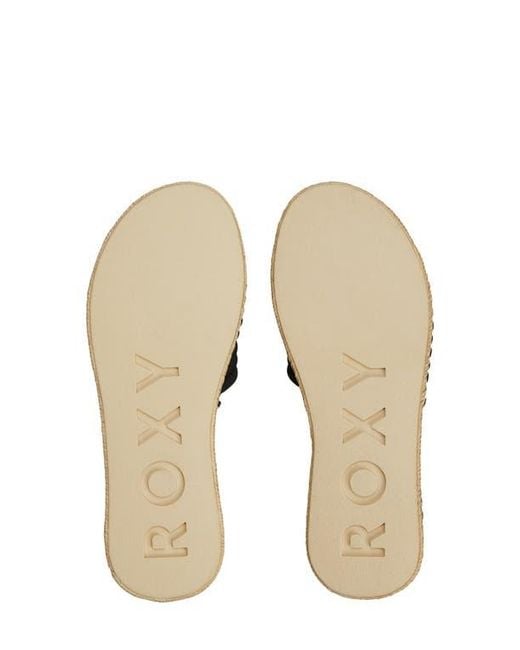 Roxy Black Shoresoft Slide Sandal