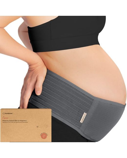 KeaBabies Black Ease Maternity Support Belt