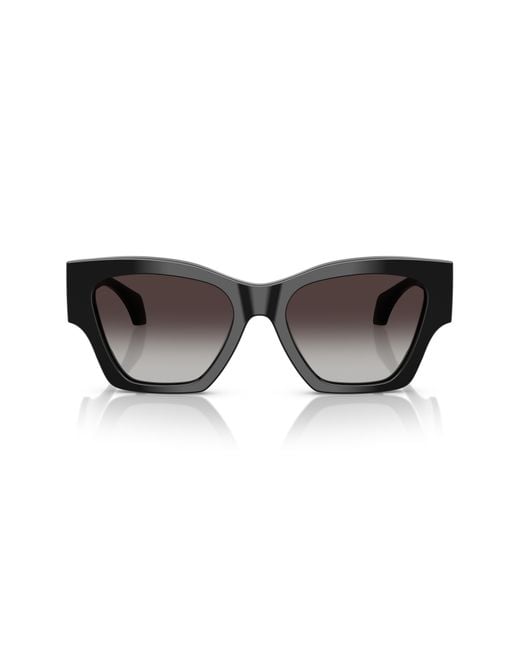 Versace Black 53Mm Gradient Square Sunglasses