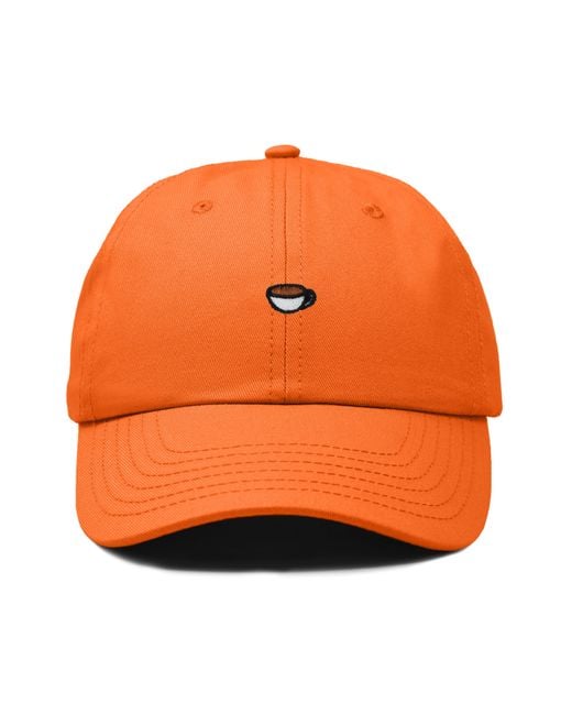 Alix Orange Lil Coffee Dad Hat