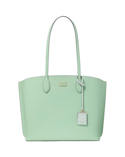 Kate Spade Green Suite Large Leather Tote