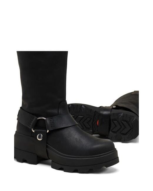 Sorel Black Joan Frwd Waterproof Harness Boot
