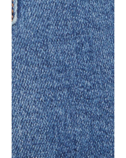 Hidden Jeans Blue High Waist Frayed Hem Denim Shorts