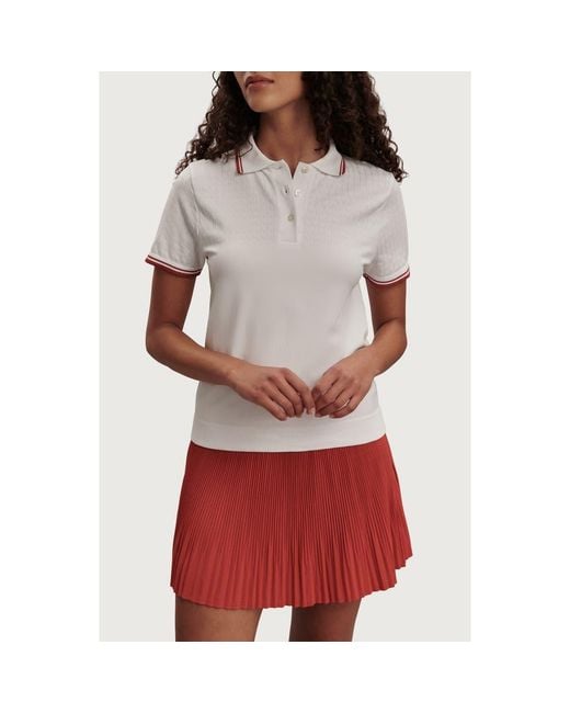 Varley Red Mickey Seamless Performance Polo