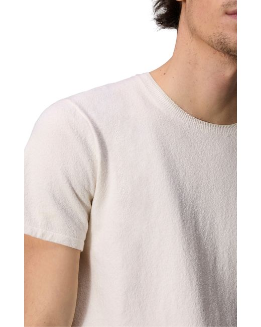 Rag & Bone White Terry Cloth T-shirt for men