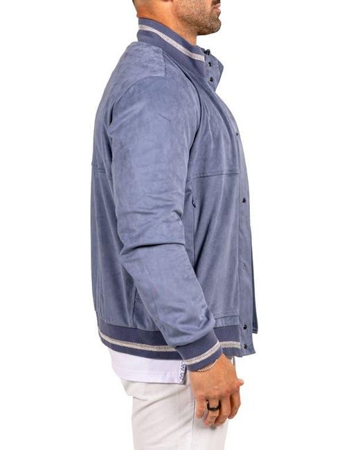 Maceoo Blue Bomber Jacket for men