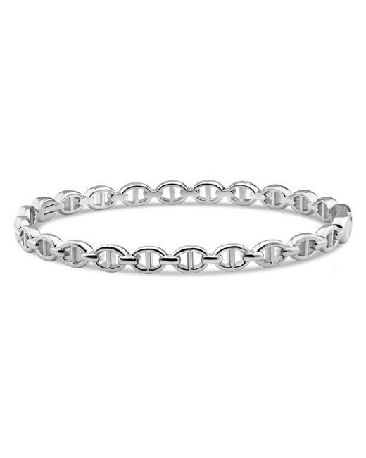 DEVATA Metallic Mariner Anchor Bangle Bracelet