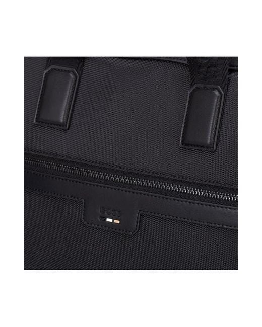 HUGO Black Ray Document Case for men