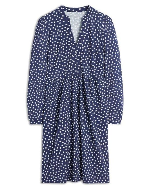 Boden Blue Naomi Relaxed Jersey Dress