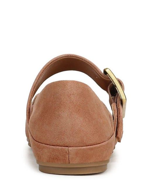 Franco Sarto Brown Oakes Square Toe Flat