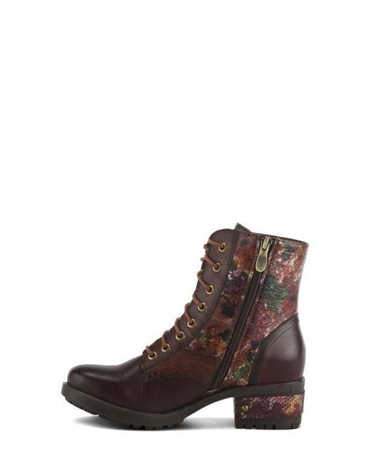 Spring Step Brown Marty-Met Bootie