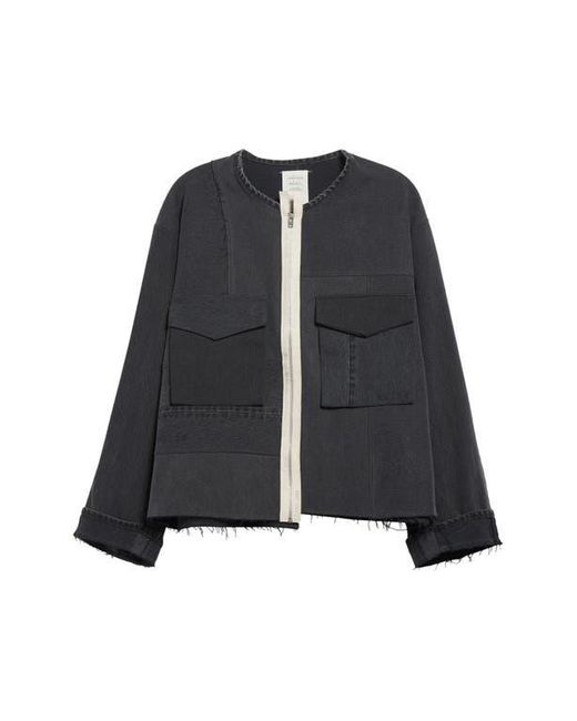 Kuro Black Remake Denim Military Mark Ii Jacket
