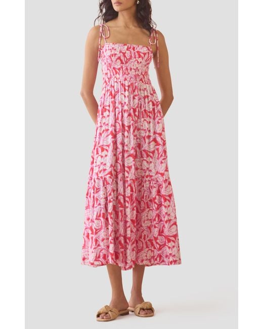 Omika Pink Modal Adley Maxi