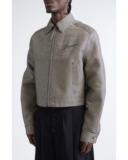 Jacquemus Gray Le Veste De-Nîmes Canevas Denim Jacket for men