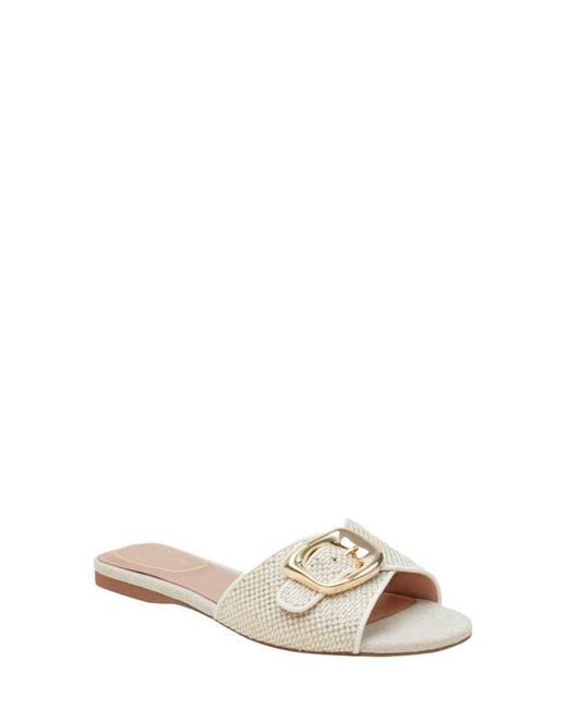 Linea Paolo White Leighton Slide Sandal