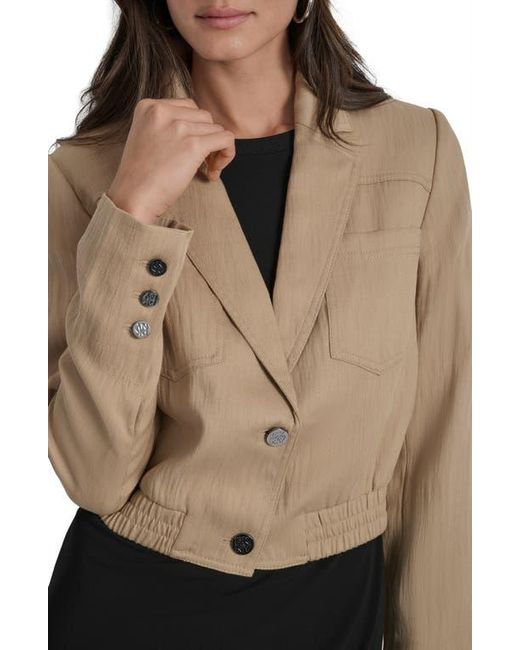 DKNY Black Crop Blazer