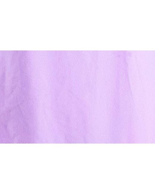 Maceoo Purple Solid Cotton Hoodie for men