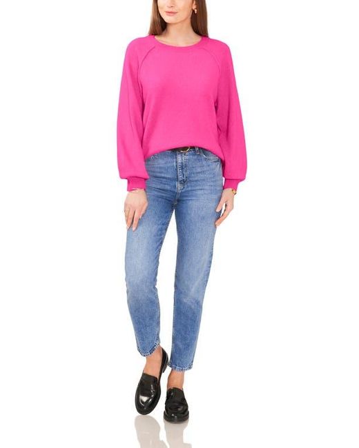 Vince Camuto Pink Raglan Sleeve Sweater