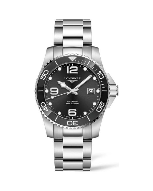 Longines Metallic Hydroconquest Automatic Bracelet Watch, 41Mm