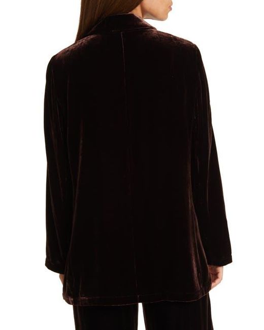 Eileen fisher velvet blazer hotsell