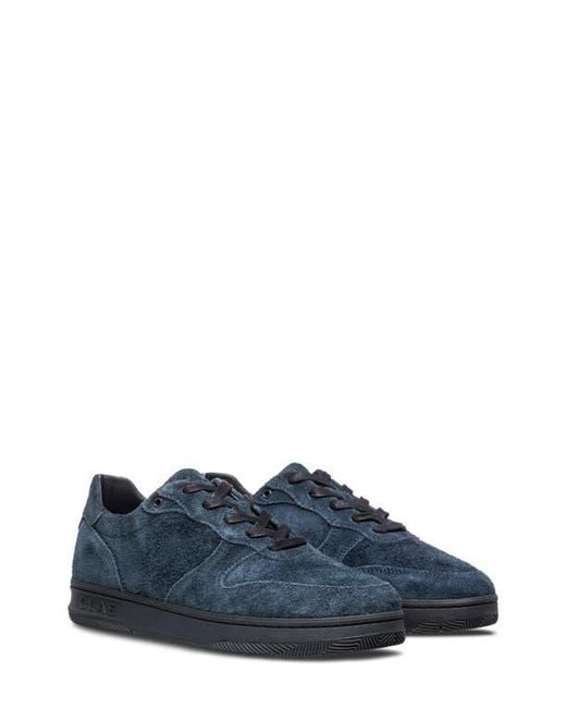 CLAE Blue Malone Leather Sneaker for men