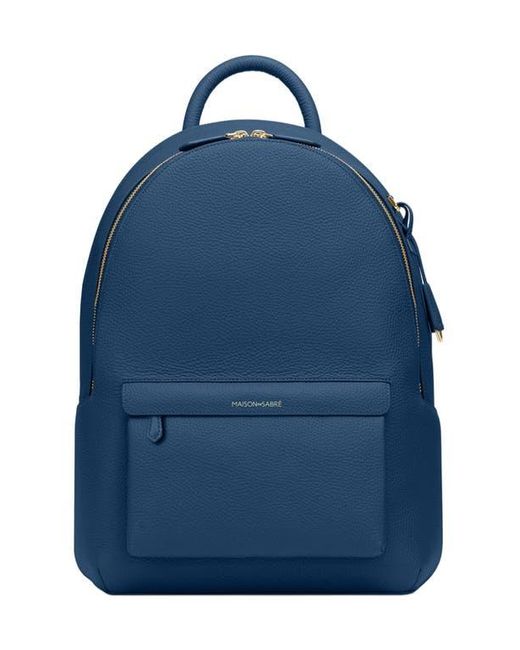 Maison De Sabre Blue Leather Backpack