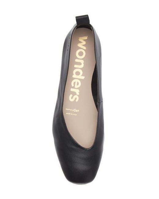 Wonders Multicolor Square Toe Ballet Flat