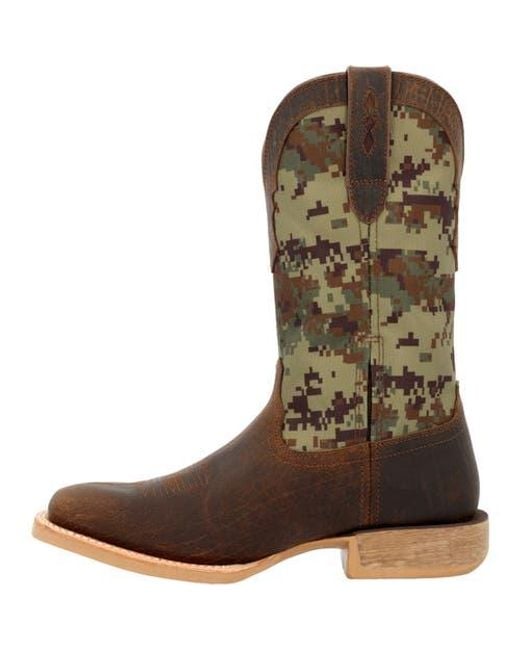 Durango Brown Digi Camo Western Boot for men