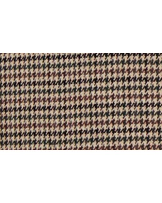 Mango Brown Houndstooth Double Breasted Blazer