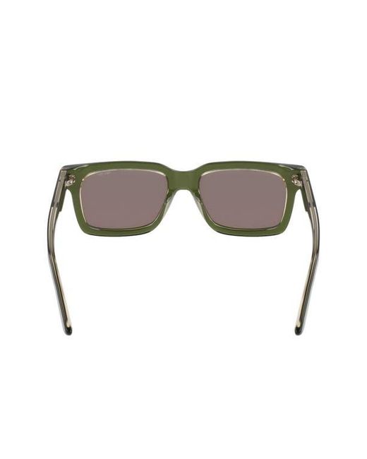 Nike Brown Crescent I 54Mm Rectangular Sunglasses for men