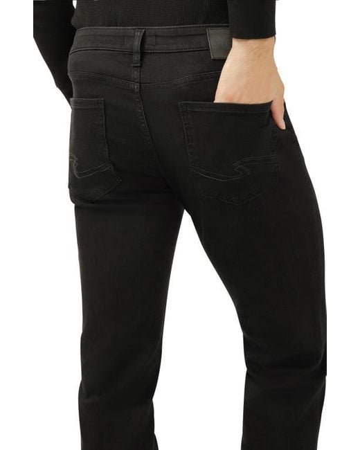 Silver Jeans Co. Black Allan Slim Straight Leg Jeans for men