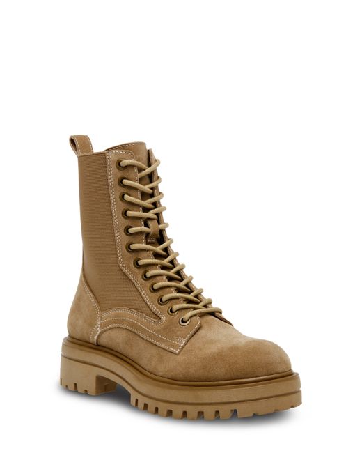 Steve Madden Kenny Lug Sole Bootie in Natural Lyst