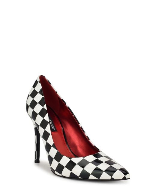 Nine West Red Fresh Pointed Toe Pump