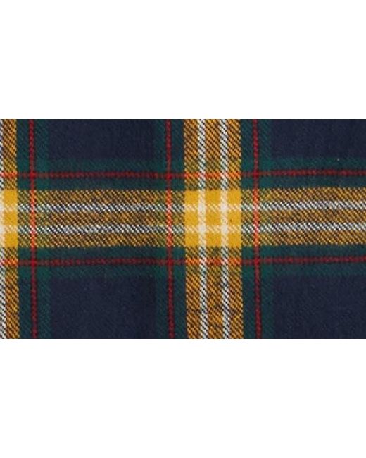 Schott Nyc Blue Two-Pocket Long Sleeve Flannel Button-Up Shirt for men