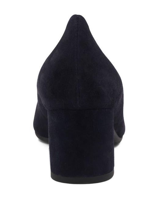 Aquatalia Blue Kari Weatherproof Pointed Toe Pump