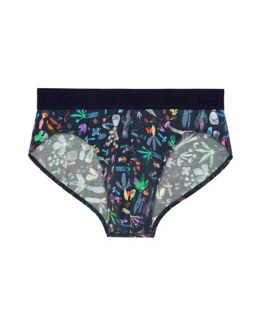 Hom Blue Cactée Mini Briefs for men
