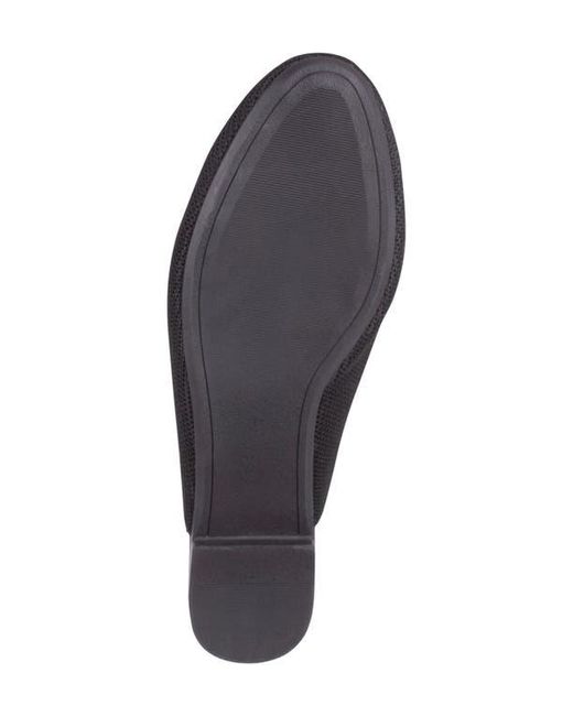 Tahari Black Augustine Bit Loafer Mule