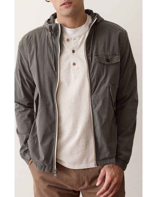 Marine Layer Brown Pierce Ripstop Windbreaker for men