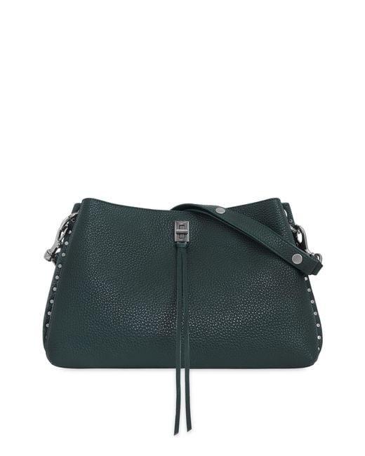 Rebecca Minkoff Green Darren East/west Leather Shoulder Bag