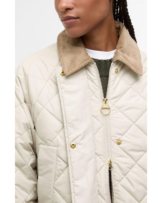 Barbour Natural Aldburgh Quilted Jacket