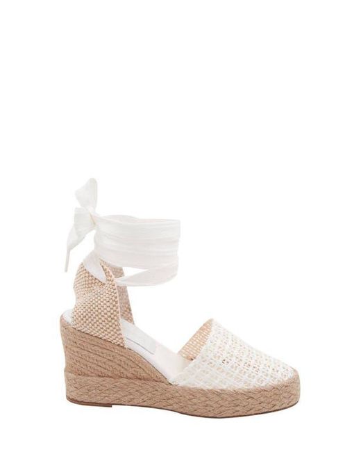 Andre Assous White Payton Espadrille Wedge